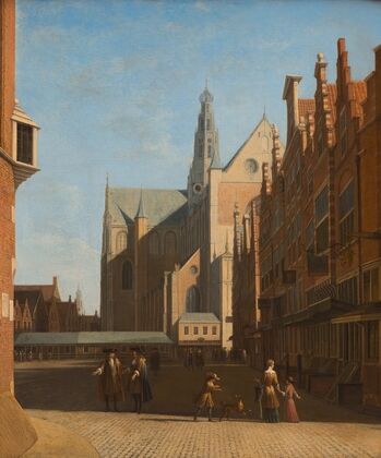 View Of The Grote Kerk In Haarlem (1695)