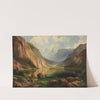 View of the Höllengebirge near Ebensee, Langbathsee (1873) by Ferdinand Lepie