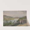 View of the Hudson near West Point by John Rubens Smith