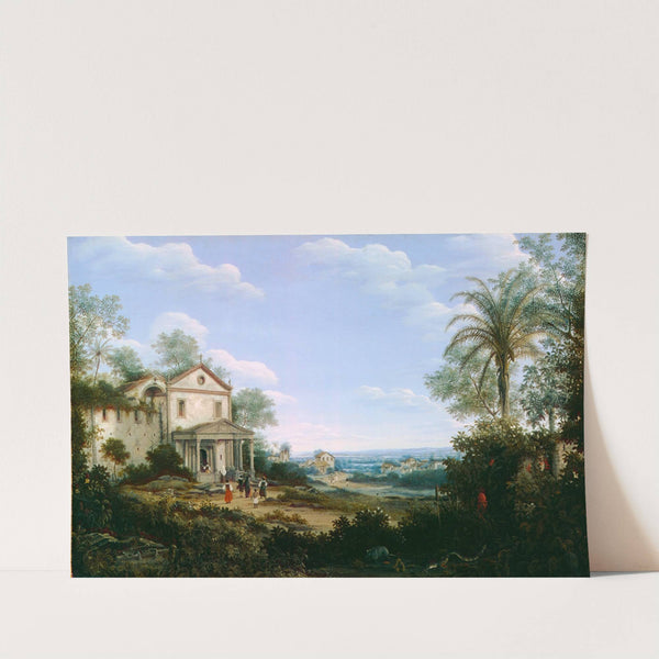 View Of The Jesuit Church At Olinda, Brazil by Frans Post