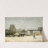 View of the Louvre by Stanislas Lépine