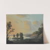 View of the Manor of Dronninggaard across Lake Fure, North Zealand (1786) by Erik Pauelsen