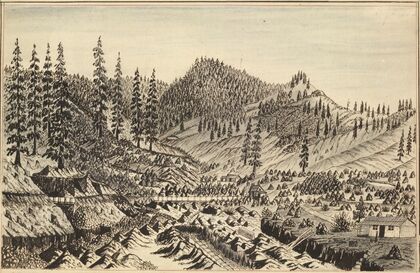 View of the mine at Long Gulch