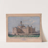 View of the new alms house for the city of Boston in the state of Massachusetts, erecting on Deer Island in Boston Harbor by John H. Bufford'''s &amp; Sons