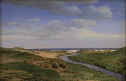 View of the North Coast of Zealand at Dronningmølle