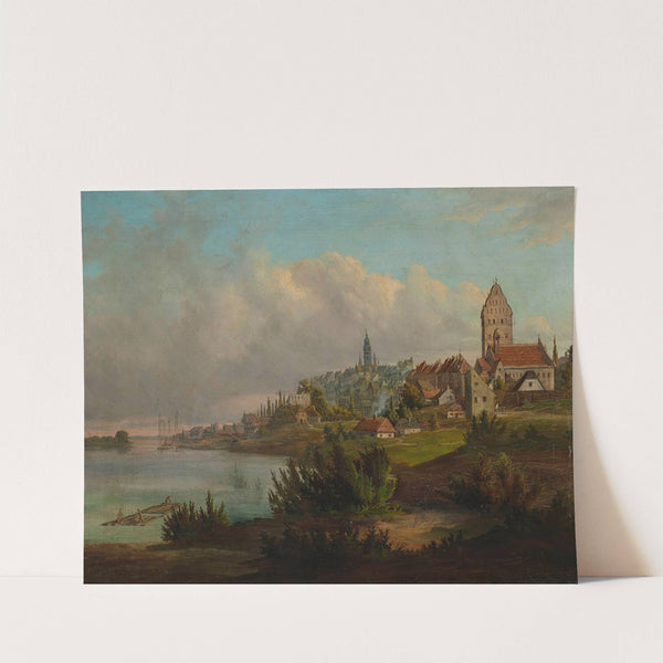 View of the Old Town and the New Town from north by Wojciech Gerson