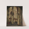 View of the Oude Kerk in Delft (1654) by Hendrick Cornelisz. van Vliet
