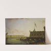View of the Peter and Paul Fortress and Palace Embankment by Fyodor Alexeyev