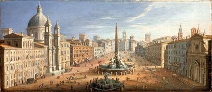 View of the Piazza Navona, Rome