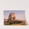 View of the Ponte Nomentano (Roman Campagna) (circa 1837) by Pierre-Nicolas Brisset