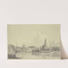 View of the port Zwolle by Cornelis Pronk