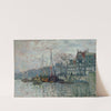View of the Prins Hendrikkade and the Kromme Waal in Amsterdam (1874) by Claude Monet
