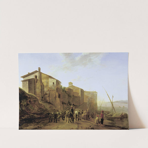 View of the Ripa Grande in Rome by Jan Both