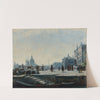 View Of The Riva Degli Schiavoni, Venice, Looking West Towards The Palazzo Ducale And The Punta Della Dogana by Ercole Calvi