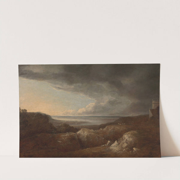 View of the River Severn, near King&#039;s Weston, Seat of Lord de Clifford by Benjamin Barker