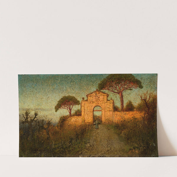 View of the Roman Campagna near Frascati (1930) by Curt Agthe
