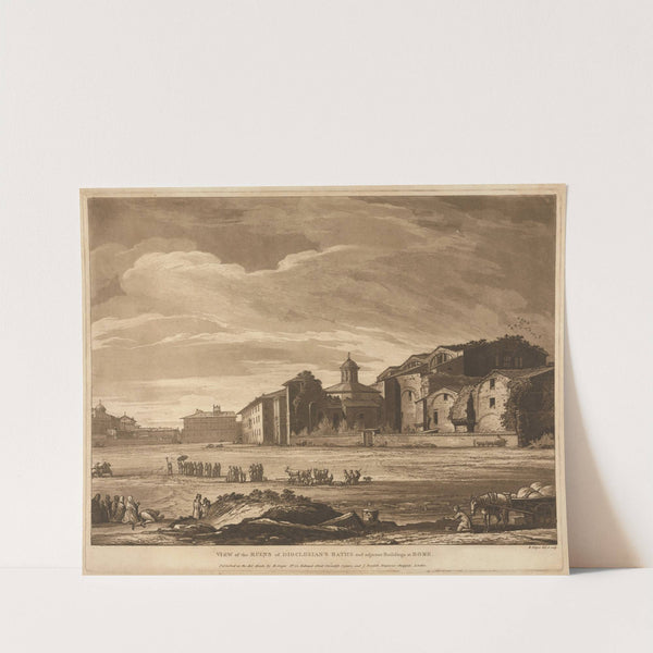 View of the Ruins of Dioclesian's Baths by Richard Cooper the Elder