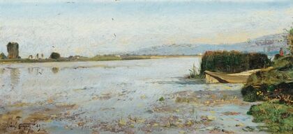 View Of The Seine In Triel
