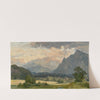 View of the Tennengebirge mountains near Salzburg (Circa 1821) by August Heinrich