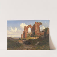View of the Terme di Caracalla in Rome by Thorald Læssøe