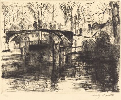View of the Tiergarten (Aus dem Tiergarten) (1920)