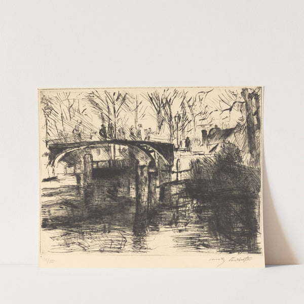 View of the Tiergarten (Aus dem Tiergarten) (1920) by Lovis Corinth