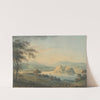 View of the town and castle of Dumbarton by Hugh William Williams