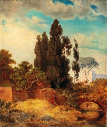 View Of The Villa Hadriana, Tivoli