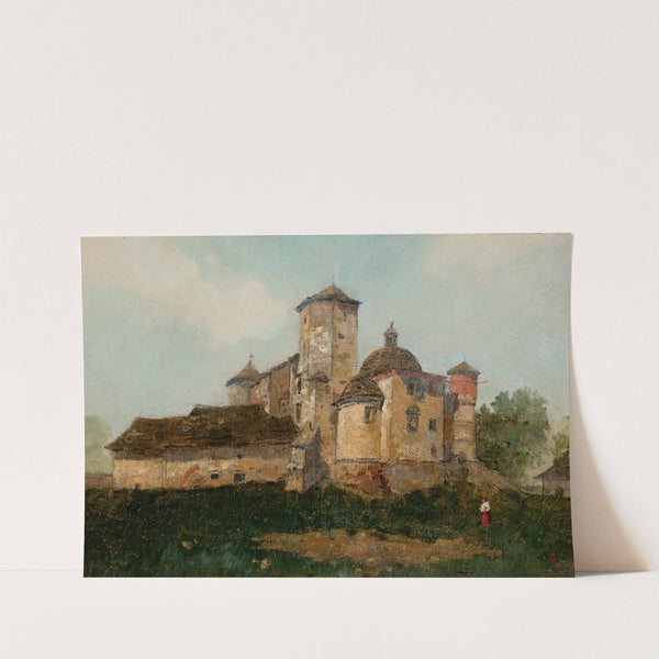 View of the Wiśnicz Castle from the Chapel&#039;s Side by Stanisław Fabijański