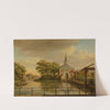 View of the Zijlpoort, Leiden (1773) by Paulus Constantijn la Fargue