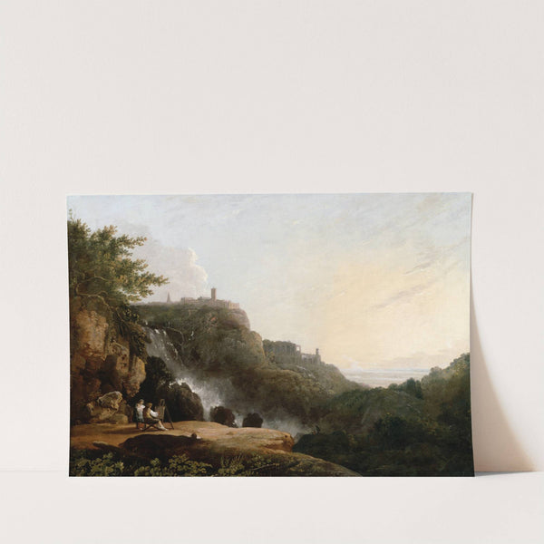 View of Tivoli- the Cascatelle and the ‘Villa of Maecenas’ by Richard Wilson