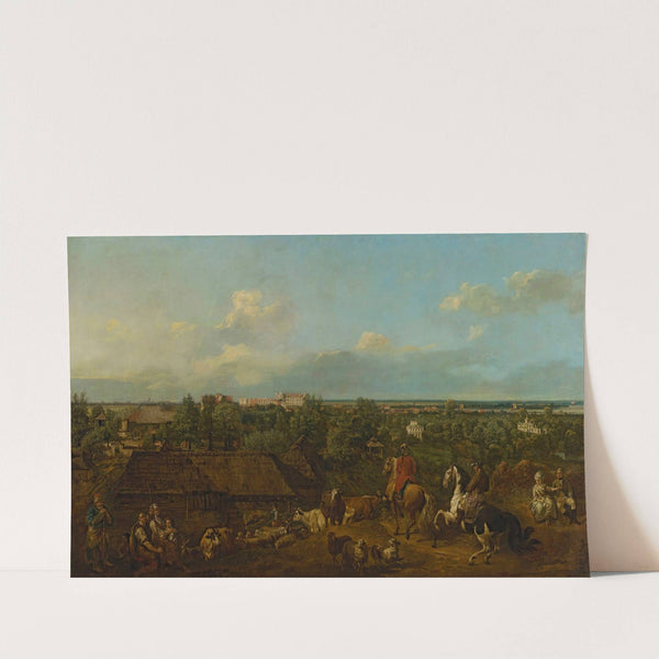 View of Ujazdów and Łazienki (1776) by Bernardo Bellotto