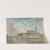 View of Uppsala cathedral from the North by Elias Martin