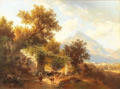 View Of Varrone With Monte S. Martino In The Sarca Valley, South Tyrol