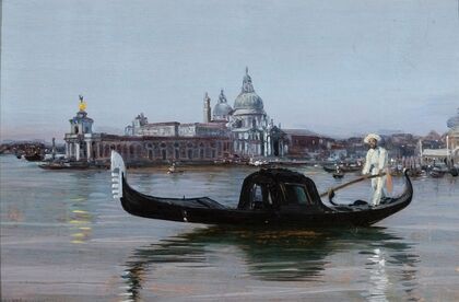 View of Venice. Santa Maria della Salute