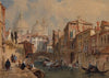 View of Venice; The Dome of Santa Maria della Salute Seen from the Rear of the Da Mula Palace, looking Eastward (1853)
