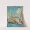 View of Wall Street (Study for Waterfront of New York) by Colin Campbell Cooper