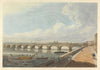 View of Waterloo Bridge from the East End of Somerset House Terrace (1818)