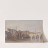 View of Westminster Hall and Bridge from Lambeth by Thomas Hollis