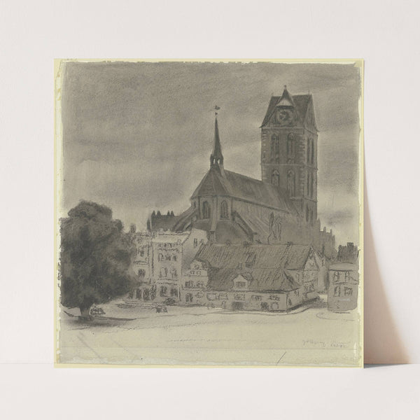 View of Wismar (1902) by Johann Vincenz Cissarz
