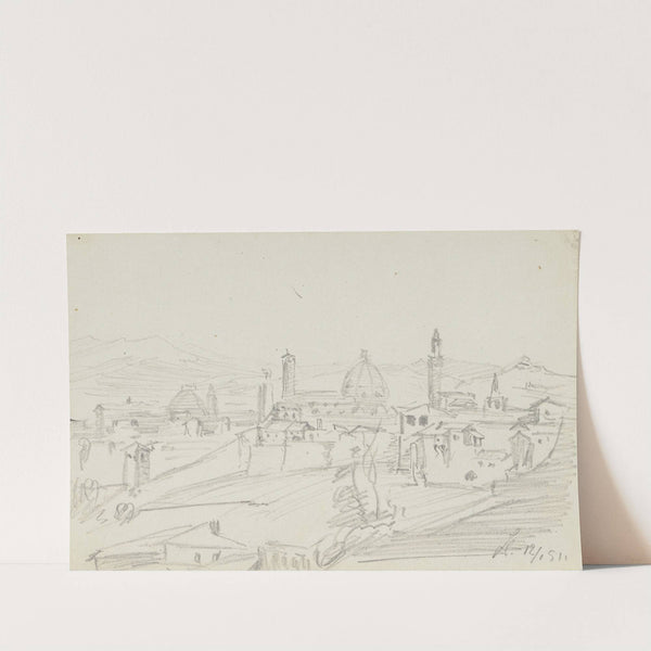 View on Florence by Friedrich Metz