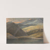 View on Lake Maggiore at Evening by Francis Towne