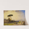 View on the Grounds of a Villa near Florence by Richard Parkes Bonington