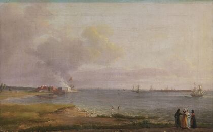 View over Øresund near the Lime Works