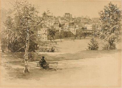 View Overlooking City (1897)