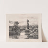 View taken at Alençon (Vue Prise à Alençon) (1839) by Jules Dupré