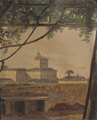 View to the Quirinal from the Villa Malta, Rome