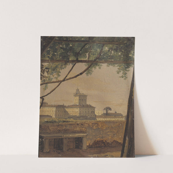 View to the Quirinal from the Villa Malta, Rome by Gustaf Söderberg