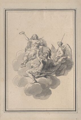Vignette from the Galerie des Glaces, Versailles