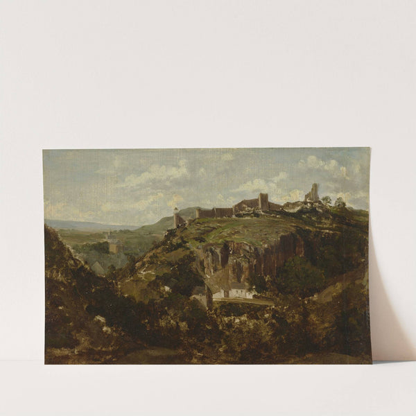 Village d&#039;Auvergne by Théodore Rousseau